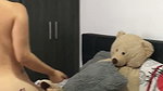 My friend in lingerie masturbates her pussy passionately