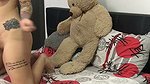My friend in lingerie masturbates her pussy and sends me a video showing her tits