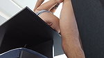 My Colombian girlfriend gets fucked on the table by my best friend!
