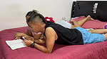 My college friend’s first time was with my big cock – Porn in English