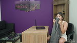My boss discovers me masturbating at work