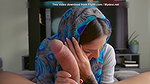 Muslim cleaning lady caught me jerking off and let me fuck her hard