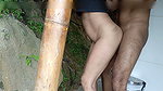 MORNING SQUIRTS IN THE OUTDOOR FOREST