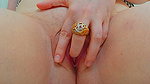Morning masturbation, miniature red vagina