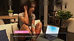 Midnight Paradise Cap 40 – My Blonde Step Sister Gives Me a Thigh Job