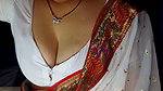Hot sexy desi housewife saree blause big natural boobs seduce , fucking and blowjob sexy hot desi