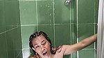 Shower Love Time!! Bubbles, Soap and Spume in All My Body Make Me Crazy My Sweet Love