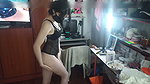 She films herself in her underwear and gets caught. She ends up getting fucked by her stepfather