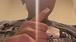 Desi Hot Girl Giving a Pretend Blowjob with Half of Her Tits Out