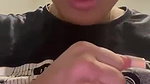 Desi Hot Girl Giving a Pretend Blowjob with Half of Her Tits Out