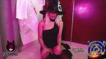 Sexy witch masturbates