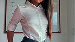 Sexy Secretary Seeks to Please Her Boss