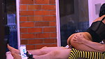 Sexy neighbor seduces pizza delivery man at her house, both moaning for cum inside her