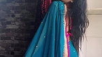 SEXY BHABHI TOO SIZZLING IN BRA BLOUSE SAREE SEDUCTIVE VIEW