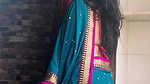 SEXY BHABHI TOO SIZZLING IN BRA BLOUSE SAREE SEDUCTIVE VIEW