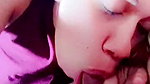 Sexy baby girl delicius mouth lick nd clean my cook until splash all my cream in very hot tonguer darling