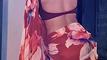 SHRIJU DAMN SEDUCTRESS IN BACKLESS SAREE TEMPTING VIEW
