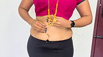 Tamil Bootylicious Youtuber Navel Play without Saree