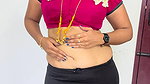 Tamil Bootylicious Youtuber Navel Play without Saree