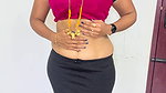 Tamil Bootylicious Youtuber Navel Play without Saree