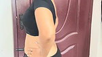 Tamil Stunning Youtuber Navel Play in Saree