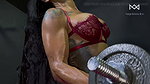 Red Lace and Powerful Biceps