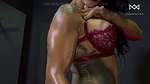 Red Lace and Powerful Biceps