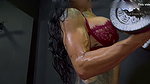 Red Lace and Powerful Biceps