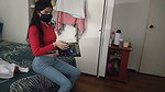 Real amateur sexy Laura is caught touching herself so she decides to get fucked since she is very excited beautiful sexy woman