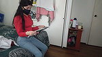 Real amateur sexy Laura is caught touching herself so she decides to get fucked since she is very excited beautiful sexy woman