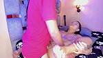 Pussy Creamy Fucking with Strapon