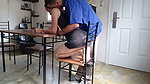 punishment stepbrother for not doing homework makes me suck his dick and hits me hard in the face, hot indian