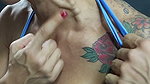 Pump Show and Shoulder Veins Power That Can Be Felt