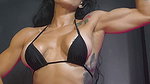 Private Muscle Goddess Push-up Show