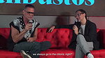 Porn legend Nacho Vidal teaches how to have a threesome with two beautiful whores in Juan Bustos Show