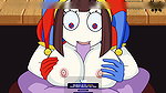 POMNI GIVES A TITJOB AND BLOWJOB TO JAX (THE AMAZING DIGITAL CIRCUS)