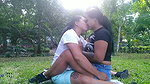 playing outdoors