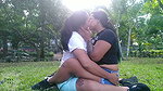 playing outdoors