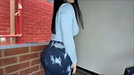 Photo session with my neighbor gets out of control and I end up eating her tight pussy