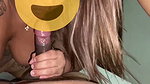 Paola sucking cock and riding