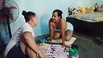 Pair of bandits playing with their exuberant bodies