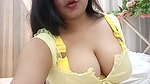 Busty Girl Amesha Shows Her Big Boobs Curves
