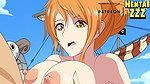 ONE PIECE NAMI GIVES LUFFY A TITJOB