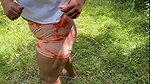 On a workout morning, I find a beautiful milf and fuck her in the mountains – Porn in Spanish
