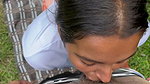 On a workout morning, I find a beautiful milf and fuck her in the mountains – Porn in Spanish