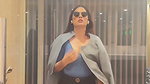 Actress Nandita Swetha huge boobs closeup view popping out 1