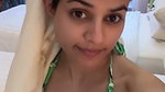 Hot girl in bikini milky white boobs show 1