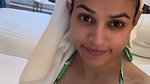 Hot girl in bikini milky white boobs show 1
