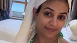 Hot girl in bikini milky white boobs show 1