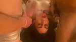 Hubby stands and loves watching me get used by & pleasure a room full of his friends 1